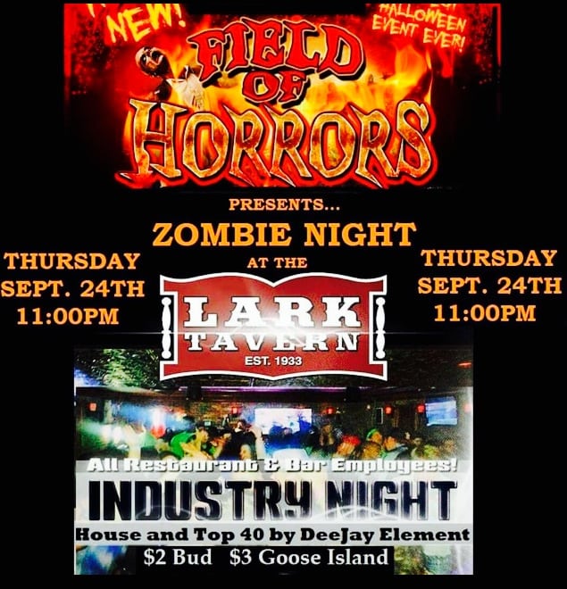 Zombie Night at Lark Tavern! 